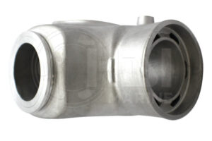 A close up of the side view of a pipe.