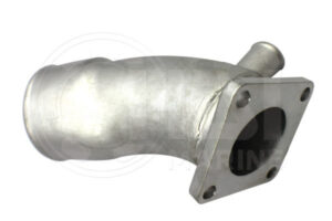A close up of the side of a car exhaust pipe
