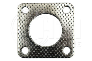 A metal square with holes in it.