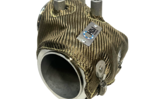 A close up of the exhaust pipe on a car