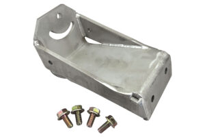 A metal object with some bolts and nuts