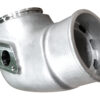 A close up of the side of a metal part