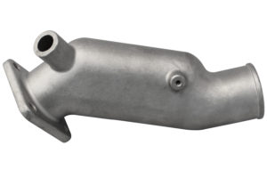 A metal object with a hole in it.