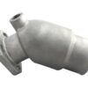 A close up of the side view of an engine part