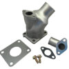 A metal part with some bolts and nuts