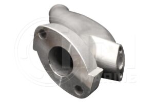 A metal part that is shaped like a boat.
