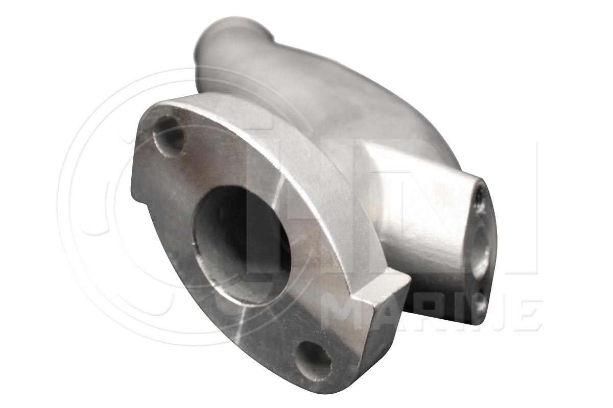 A metal part that is shaped like a boat.