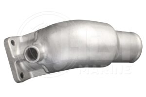 A close up of the side of a car exhaust pipe