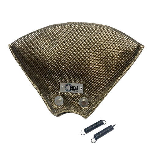 A piece of cloth that is attached to the back of a motorcycle.
