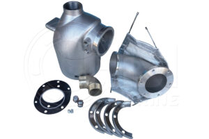 A picture of parts that are in the water.