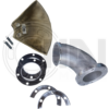 A picture of parts that are in the air.