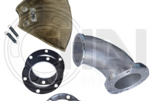 A picture of parts that are in the air.