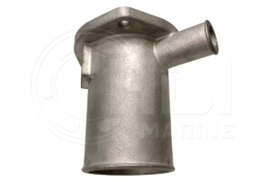 A metal object with a spout on top of it.
