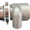 A close up of the side view of a water pump
