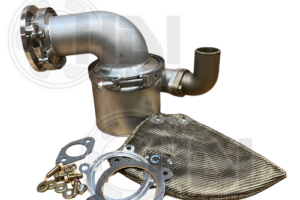 A picture of the parts that are needed to install a water pump.