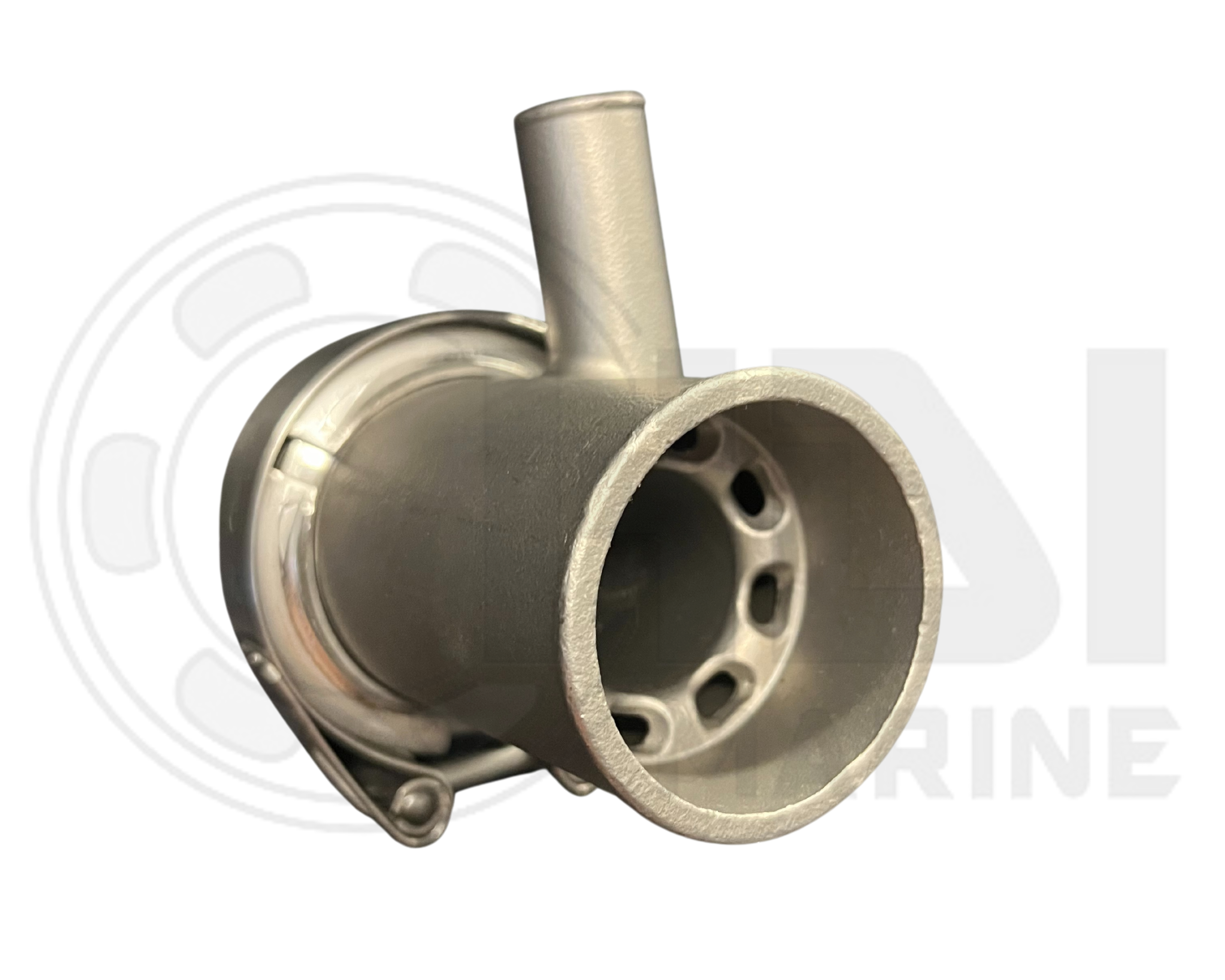 A metal part that is shaped like a car.