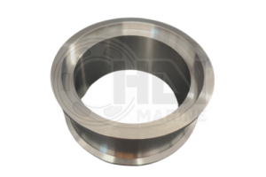 A metal ring that is sitting on the ground.