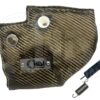 A picture of the inside of a carbon fiber bag.