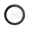 A black ring is shown on the side of a white background.