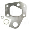 A gasket and seal are attached to the back of a car.