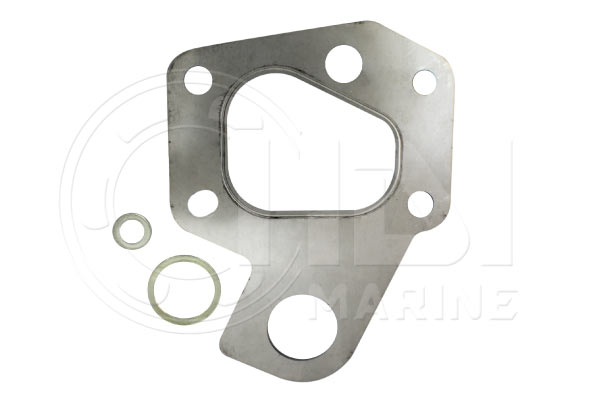 A gasket and seal are attached to the back of a car.