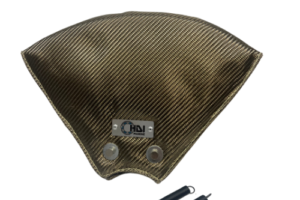 A picture of the inside of a motorcycle seat.