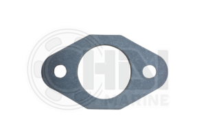A gasket that is attached to the side of a boat.