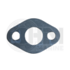 A gasket that is attached to the side of a boat.