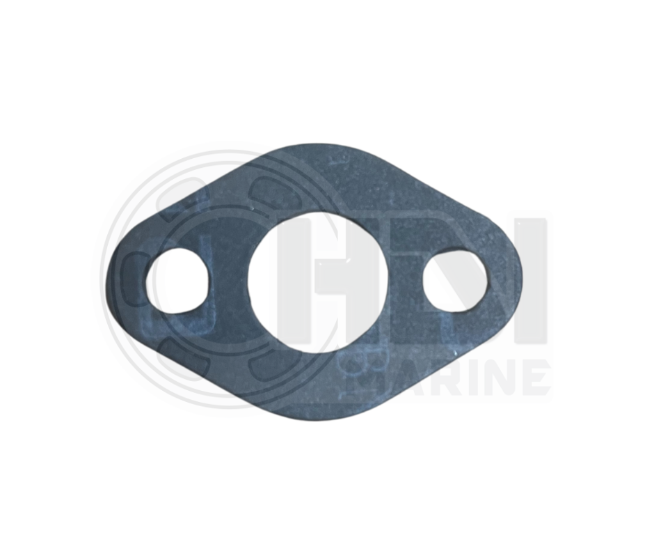 A gasket that is attached to the side of a boat.