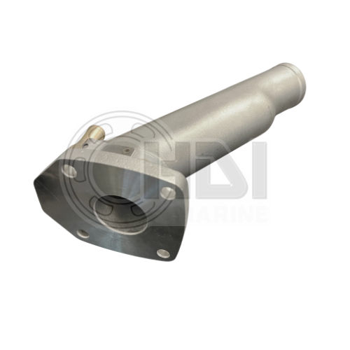 QMS Stainless Steel Exhaust Elbow for Yanmar QM Series Engine - Image 2