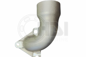 Alternative view of YS12L Stainless Steel Lower Bend for Yanmar YS series