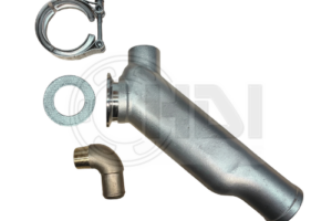 W45 Stainless Steel Exhaust Elbow for Westerbeke (45°)