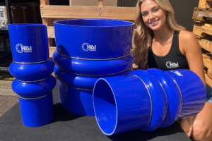 Reinforced Silicone Double Hump Exhaust Hose 6"-18"